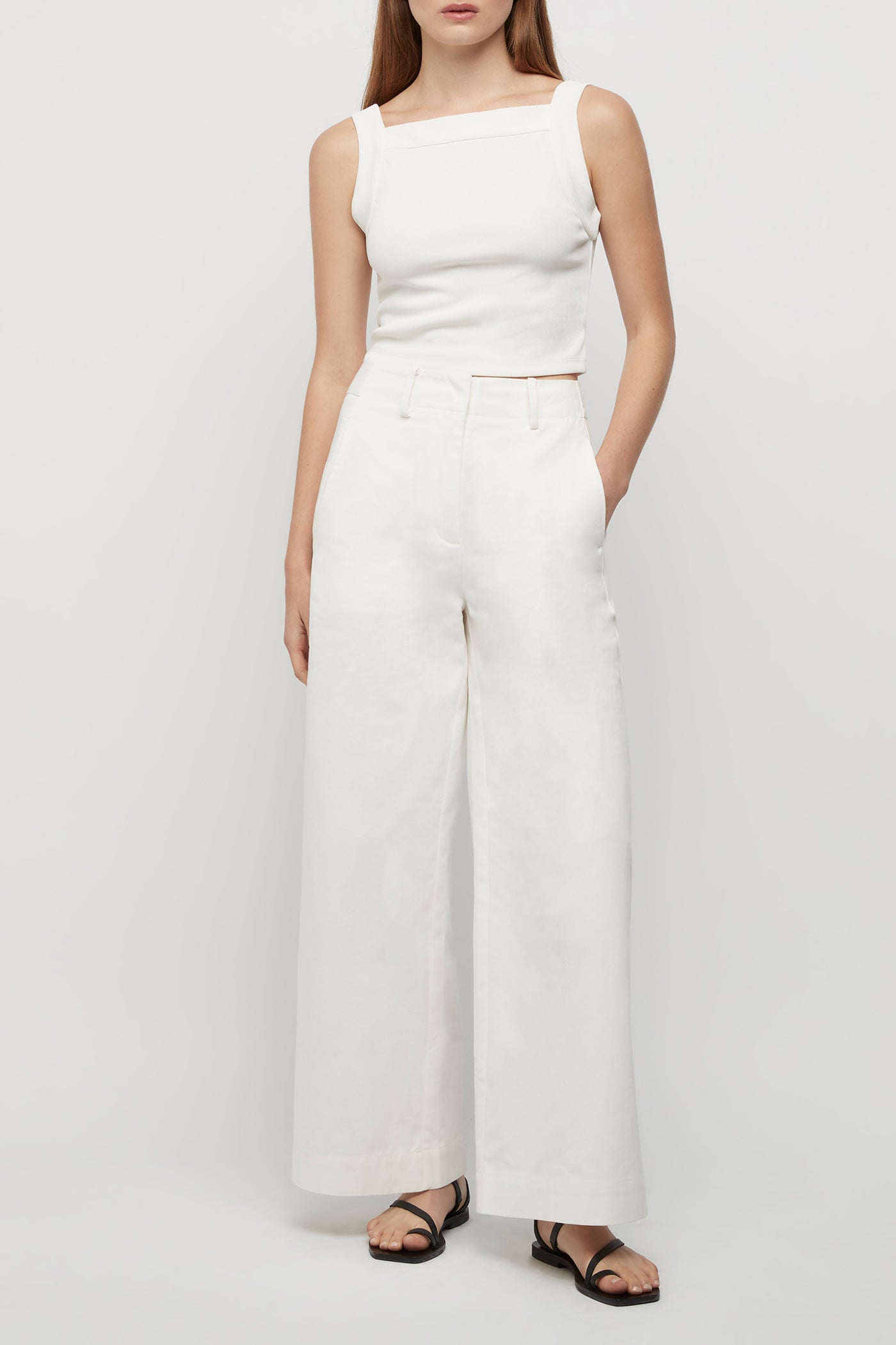 Iris Square Neck Crop Top