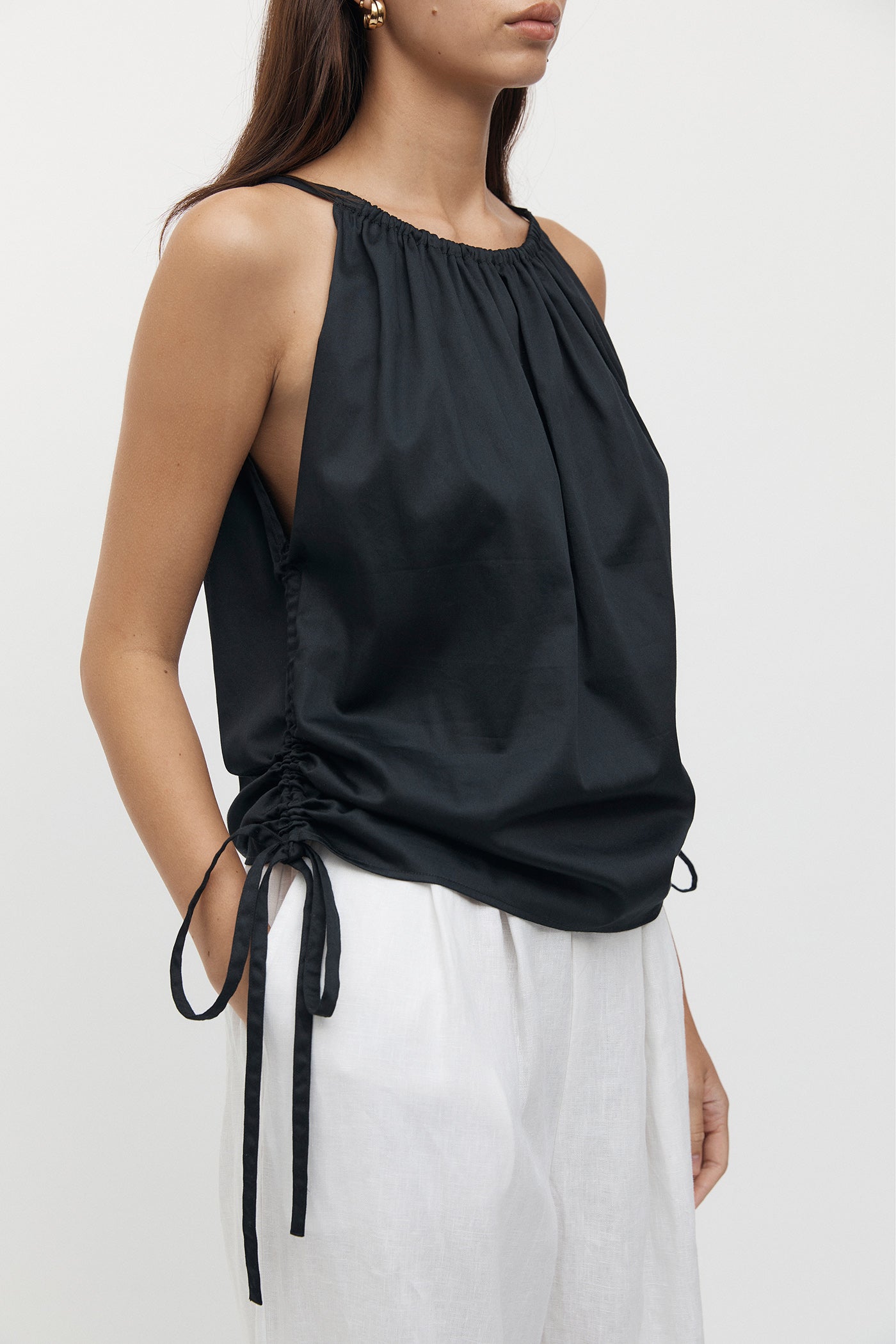 Zelie Ruched Side Top