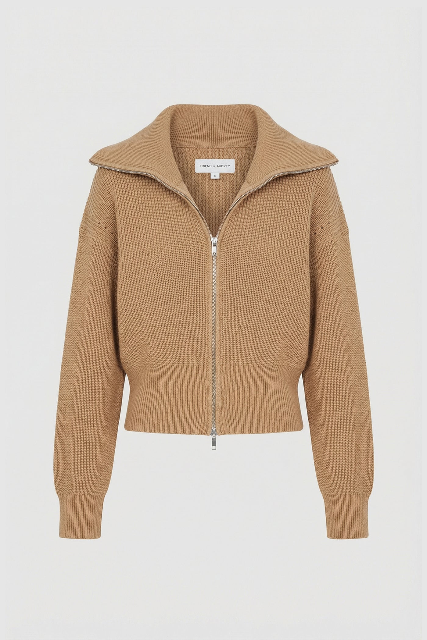 The Cotton Double Zip Cardigan