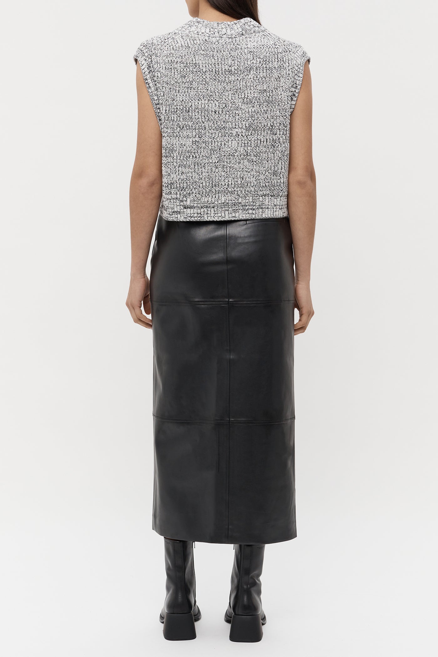 The Cotton-Wool Cashmere Speckle Vest