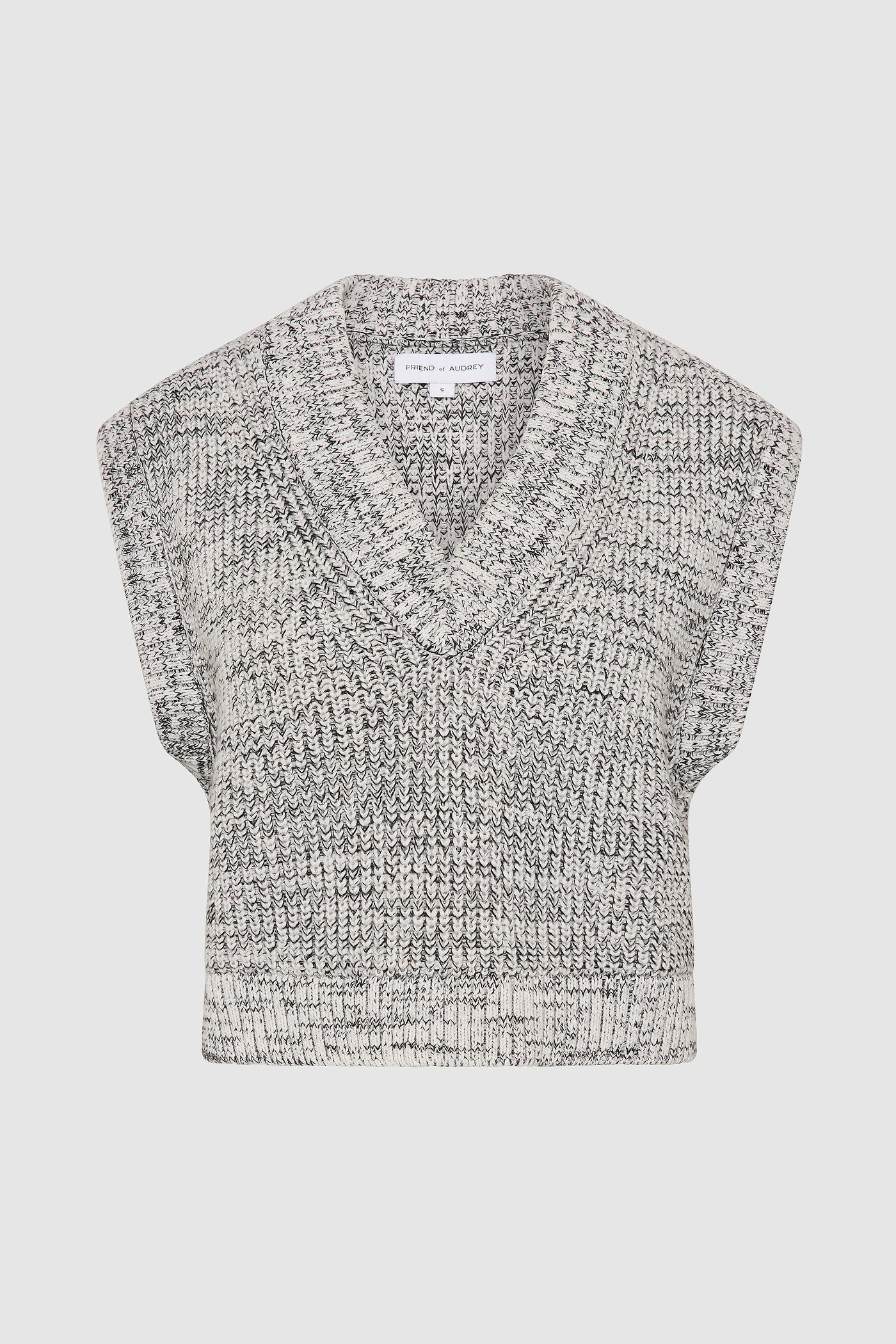 The Cotton-Wool Cashmere Speckle Vest
