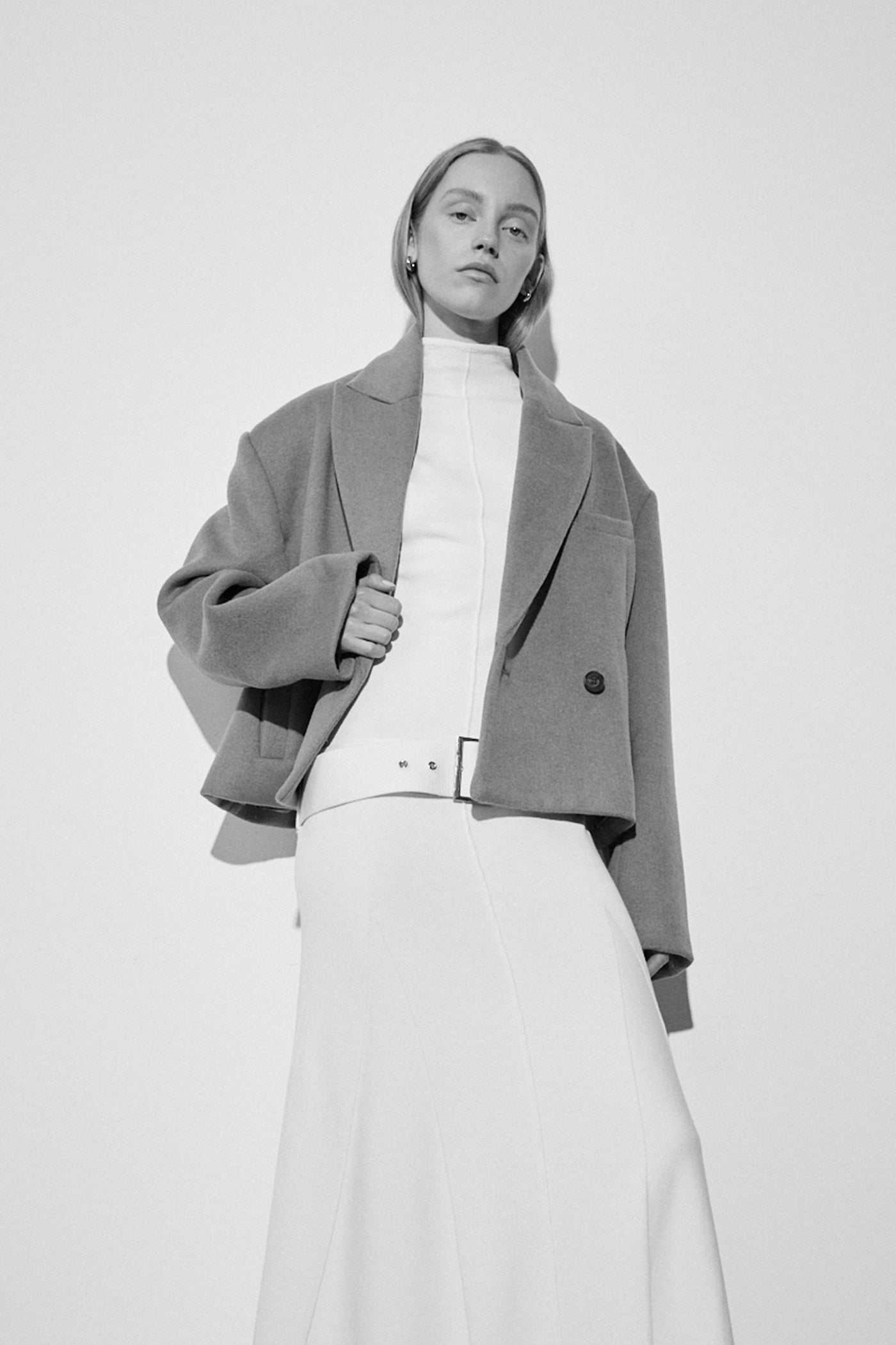 The Cropped Wool Coat