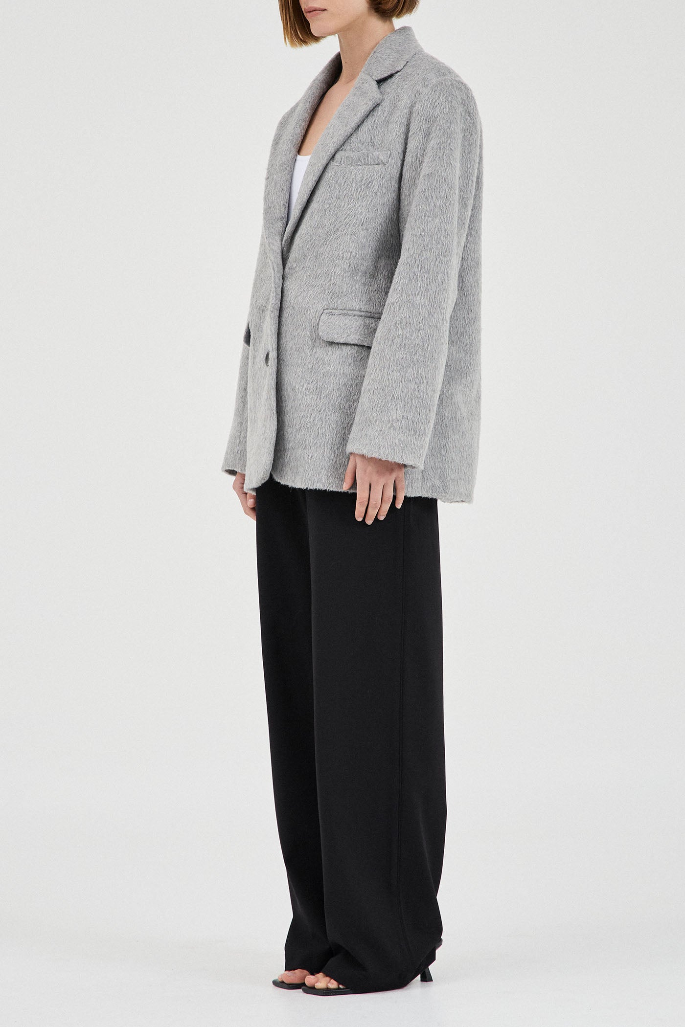 The Brushed Wool-Blend Blazer