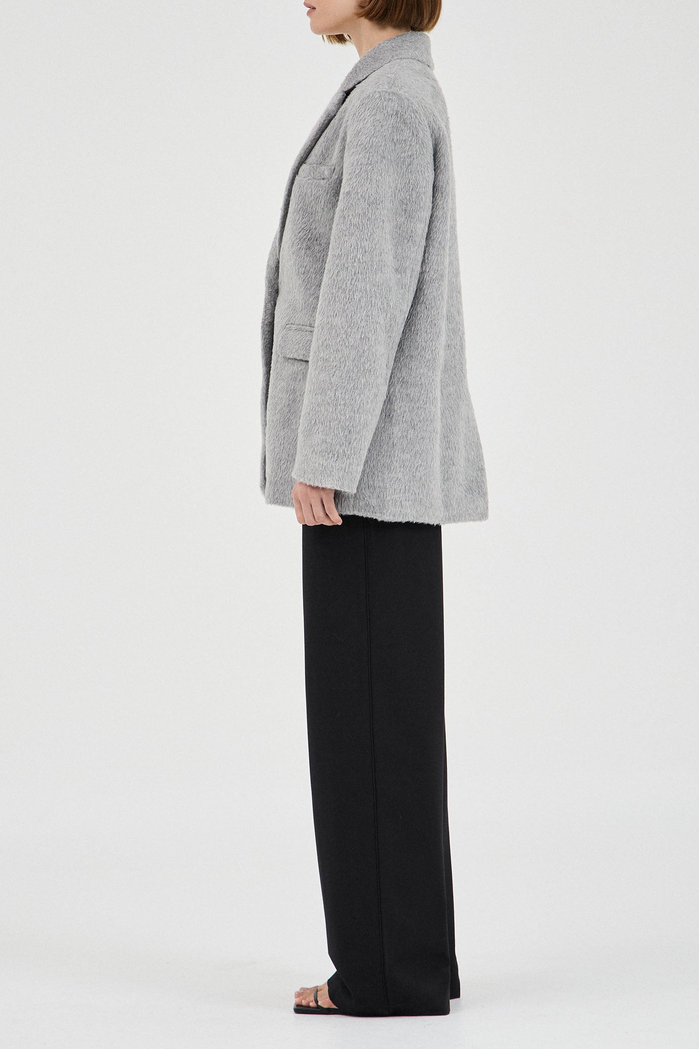 The Brushed Wool-Blend Blazer