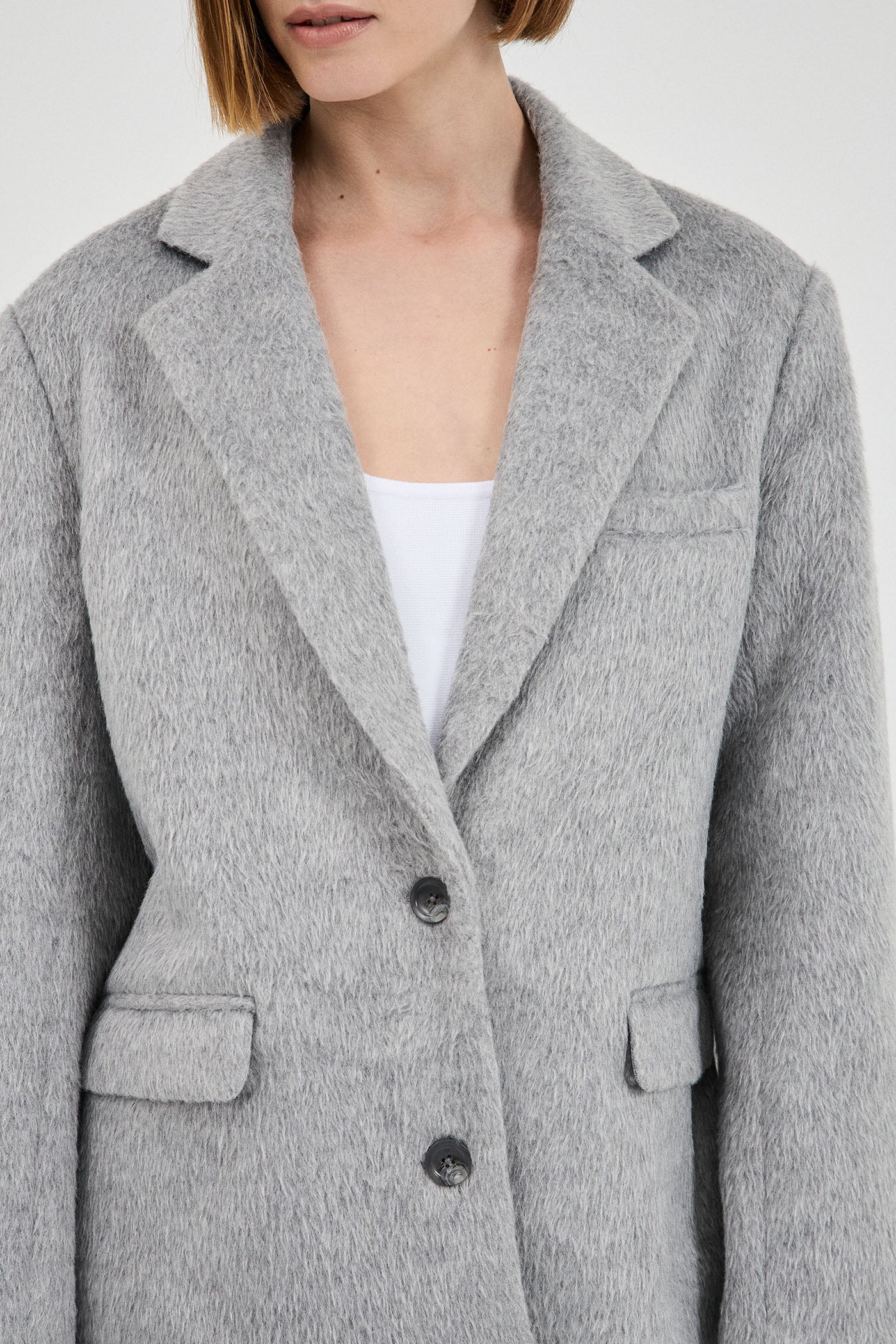 The Brushed Wool-Blend Blazer