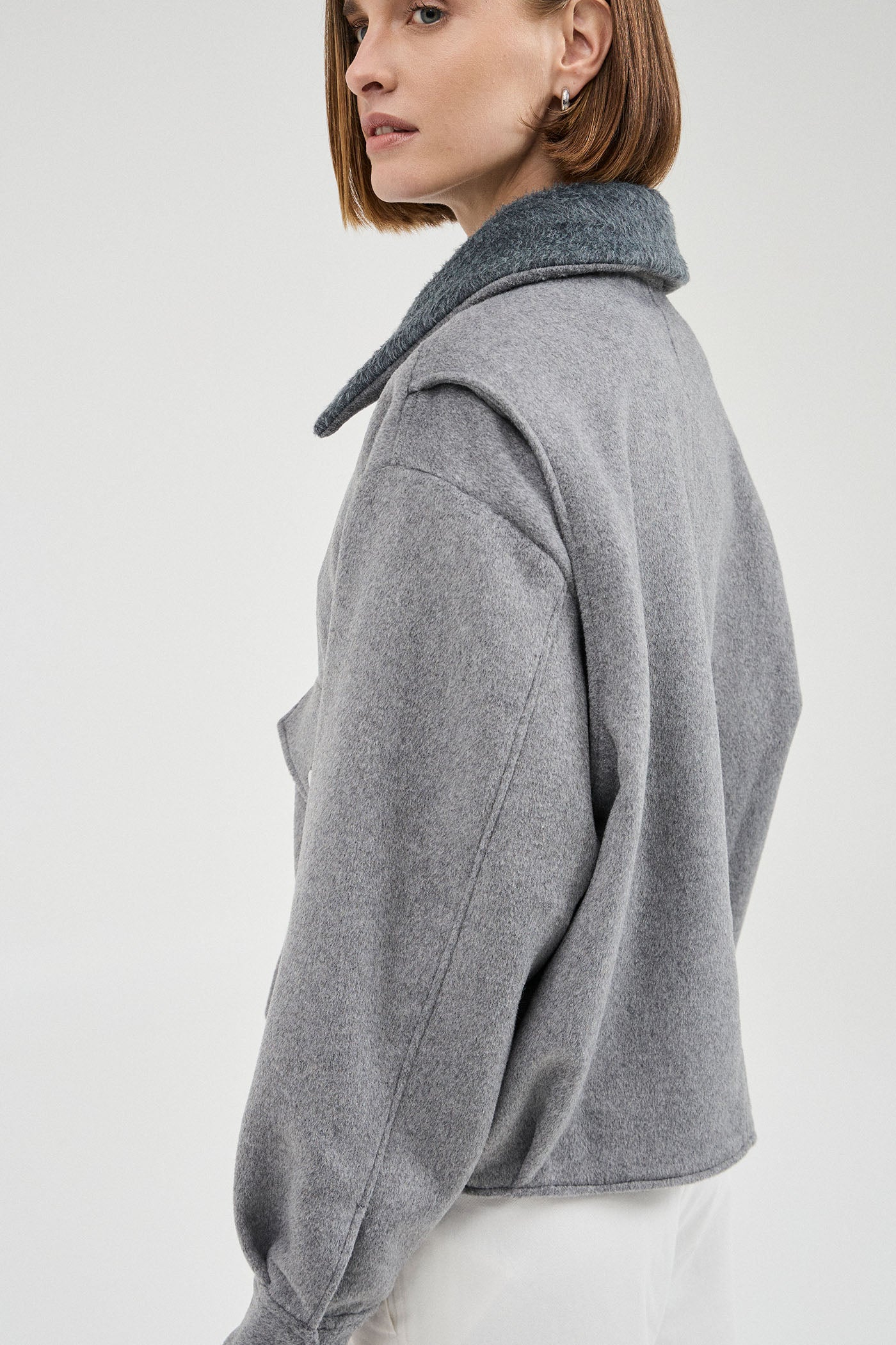 The Wool-Blend Bomber Jacket