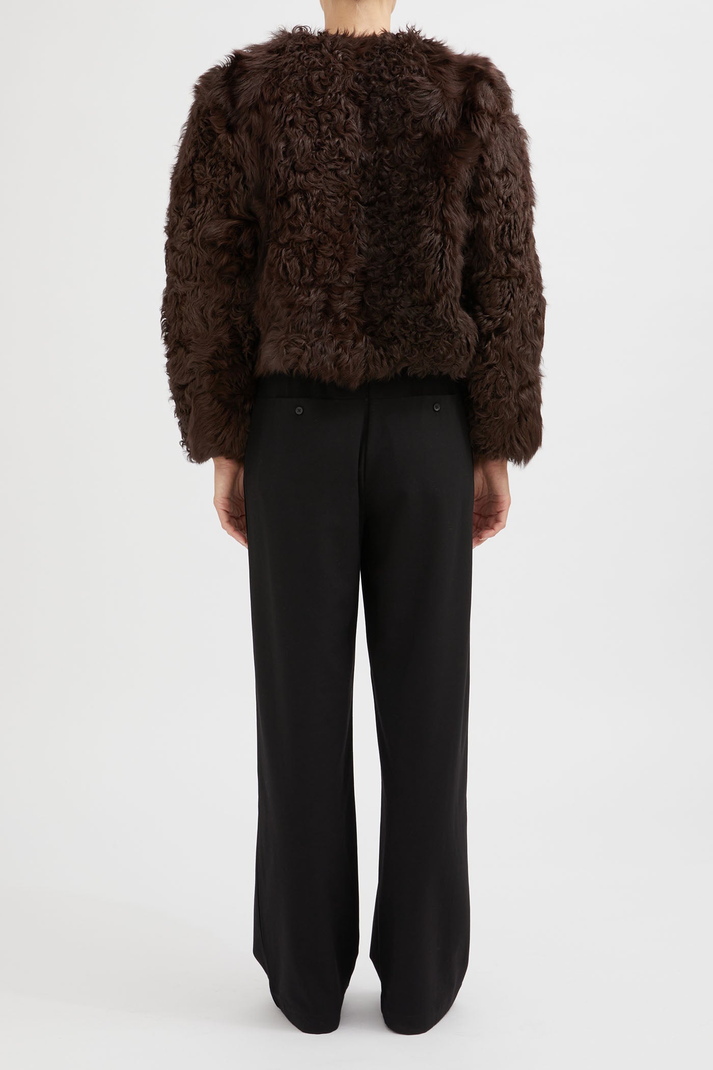 The 100% Wool Shearling Fur Jacket