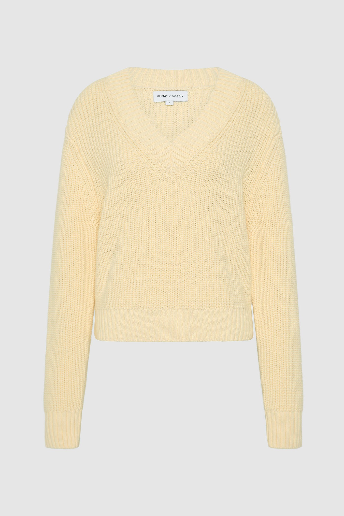 The Cotton Cashmere V-neck Knit