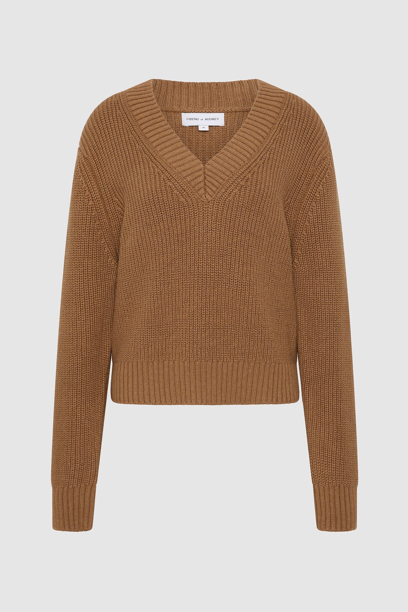 The Cotton Cashmere V-neck Knit