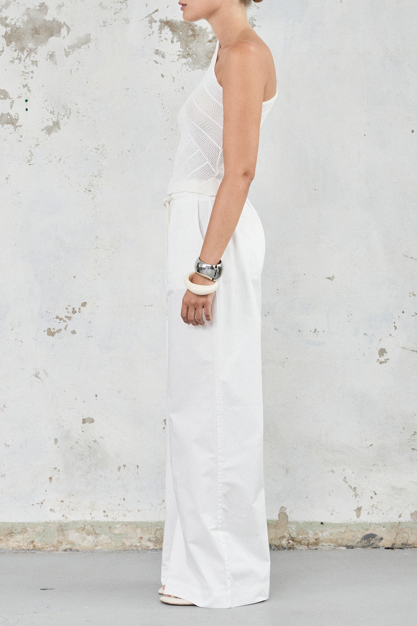 The Cotton Poplin Drawstring Pants