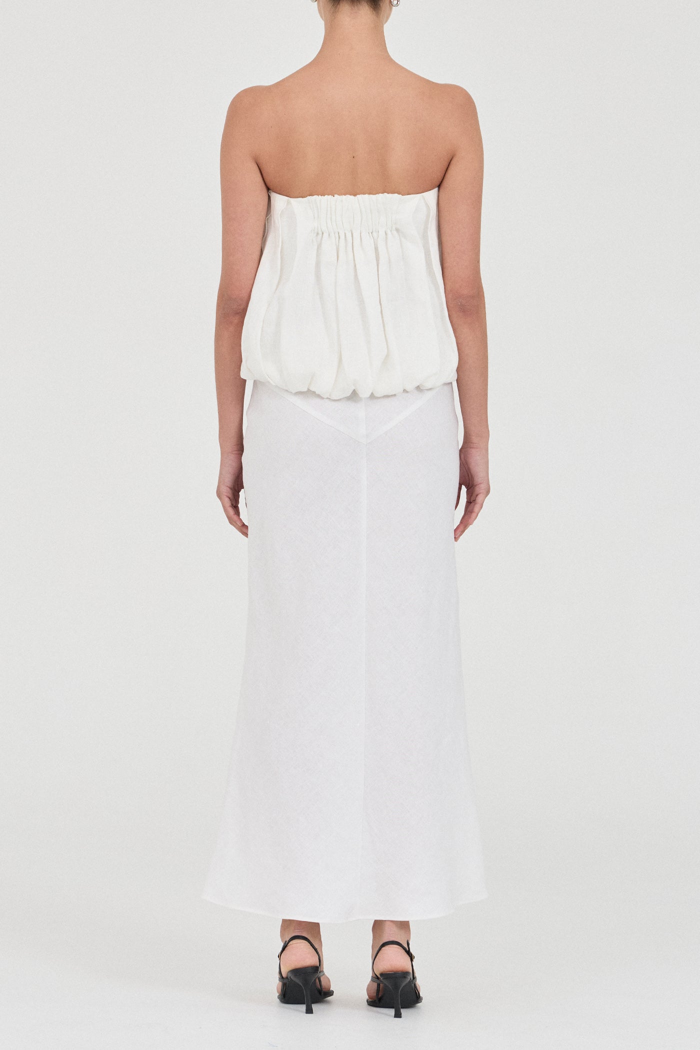The Linen Bubble Top