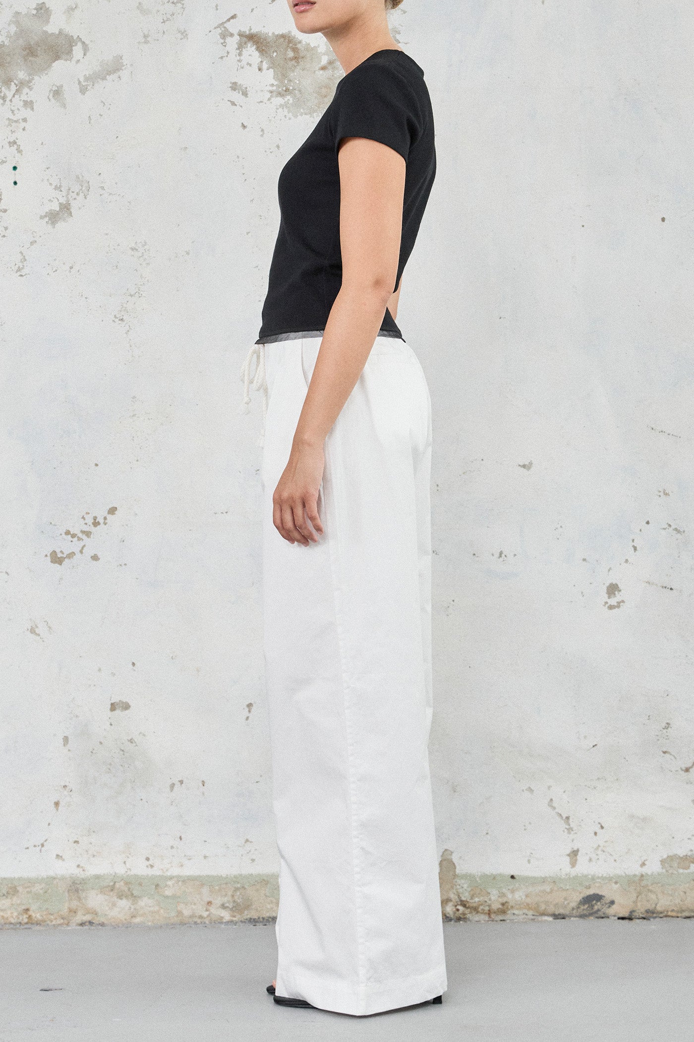 The Cotton Mesh Baby Tee