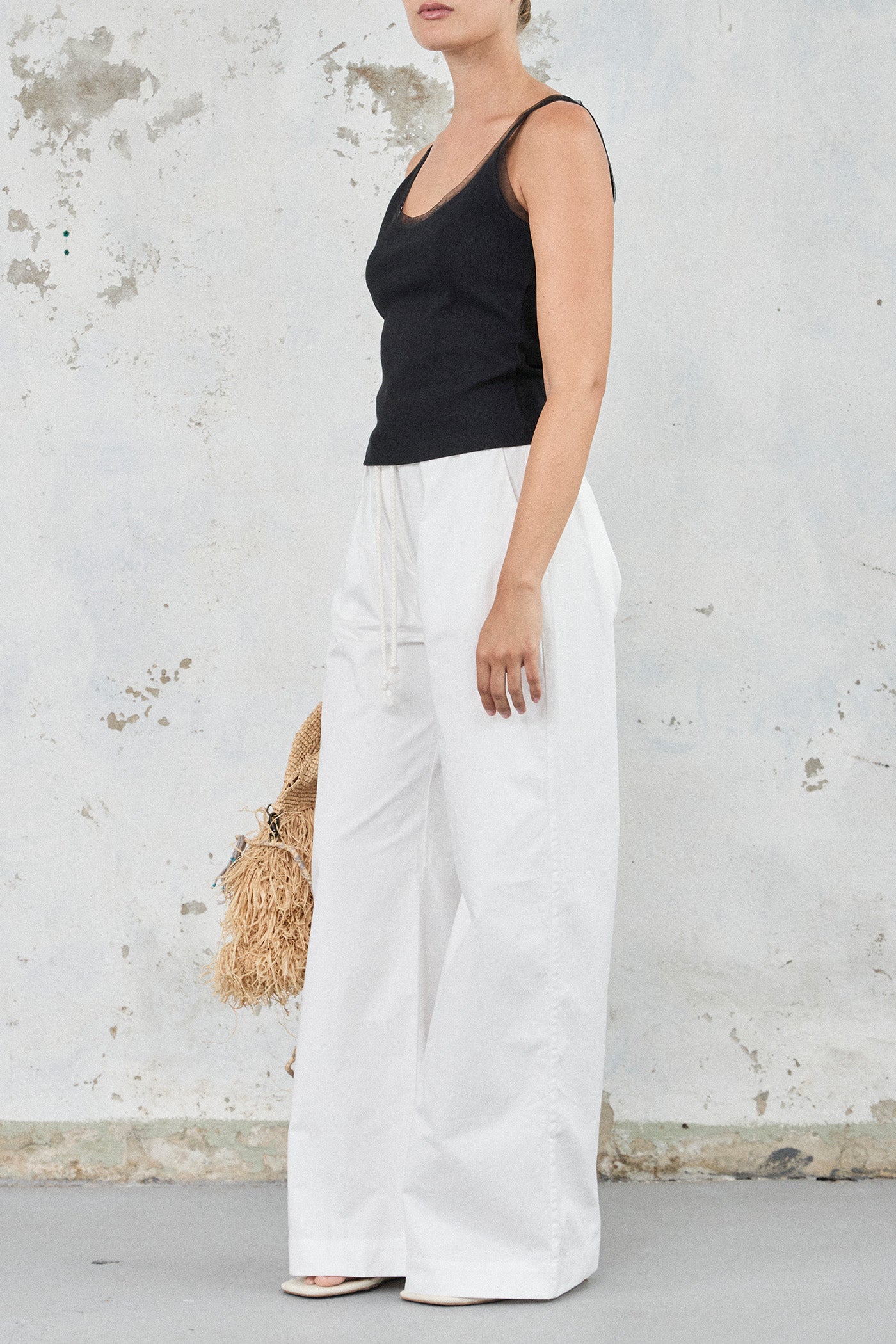 The Cotton Mesh Tank