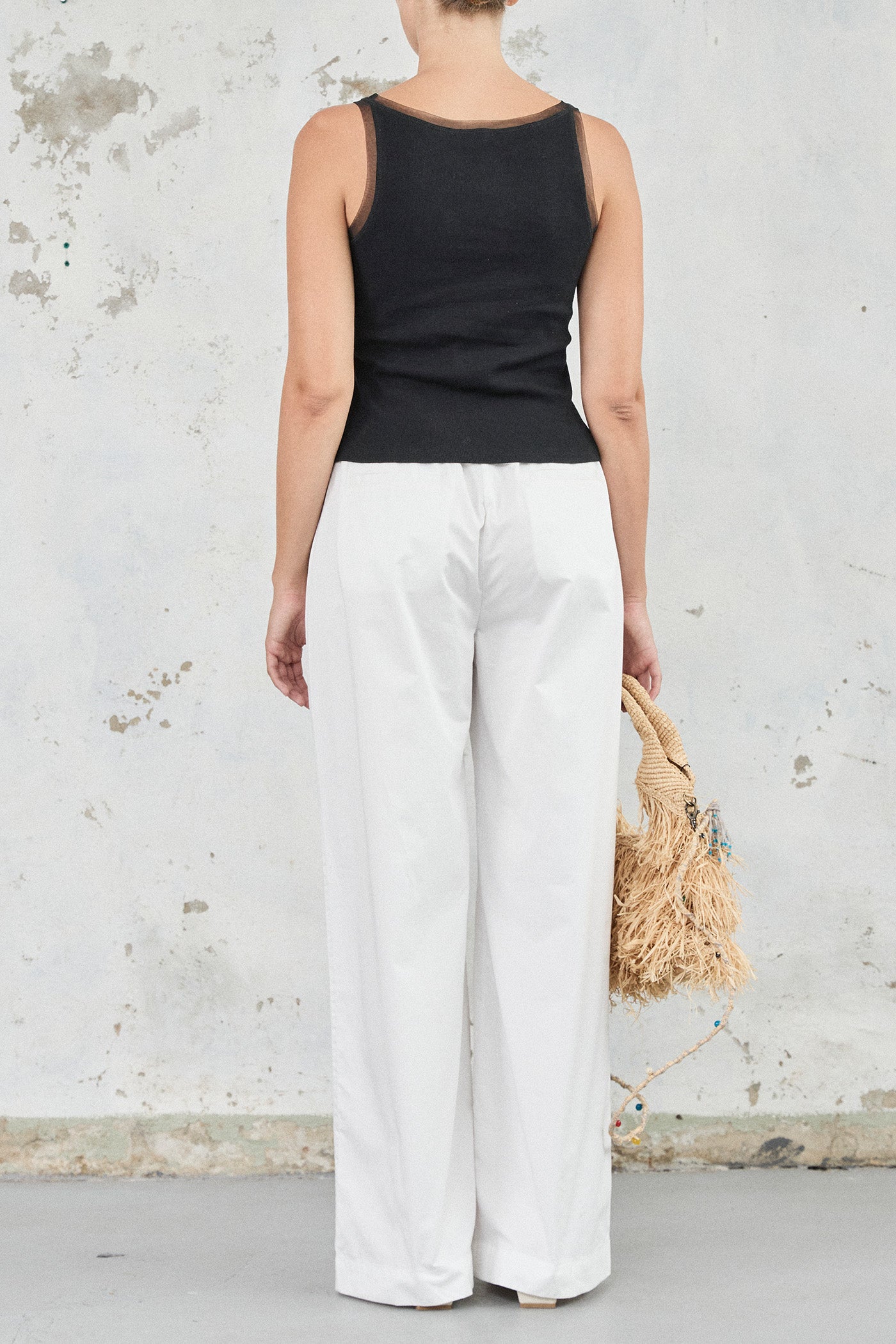The Cotton Mesh Tank