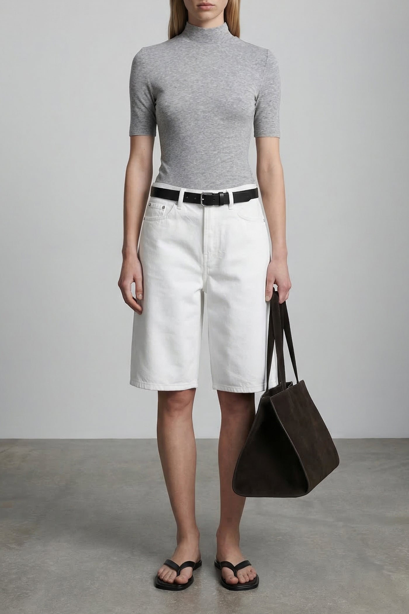 The Tencel Wool Short Sleeve Top