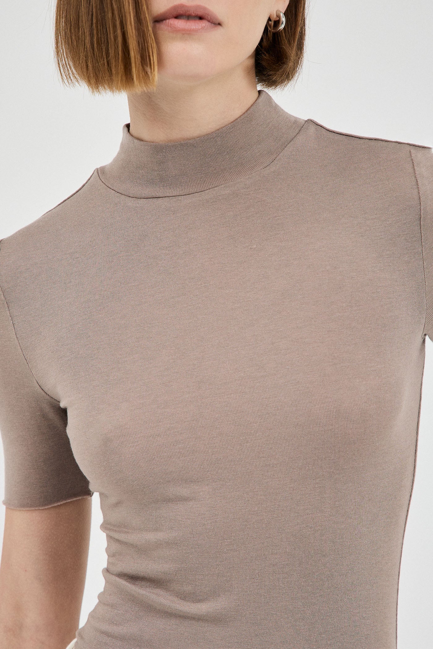 The Tencel Wool Short Sleeve Top