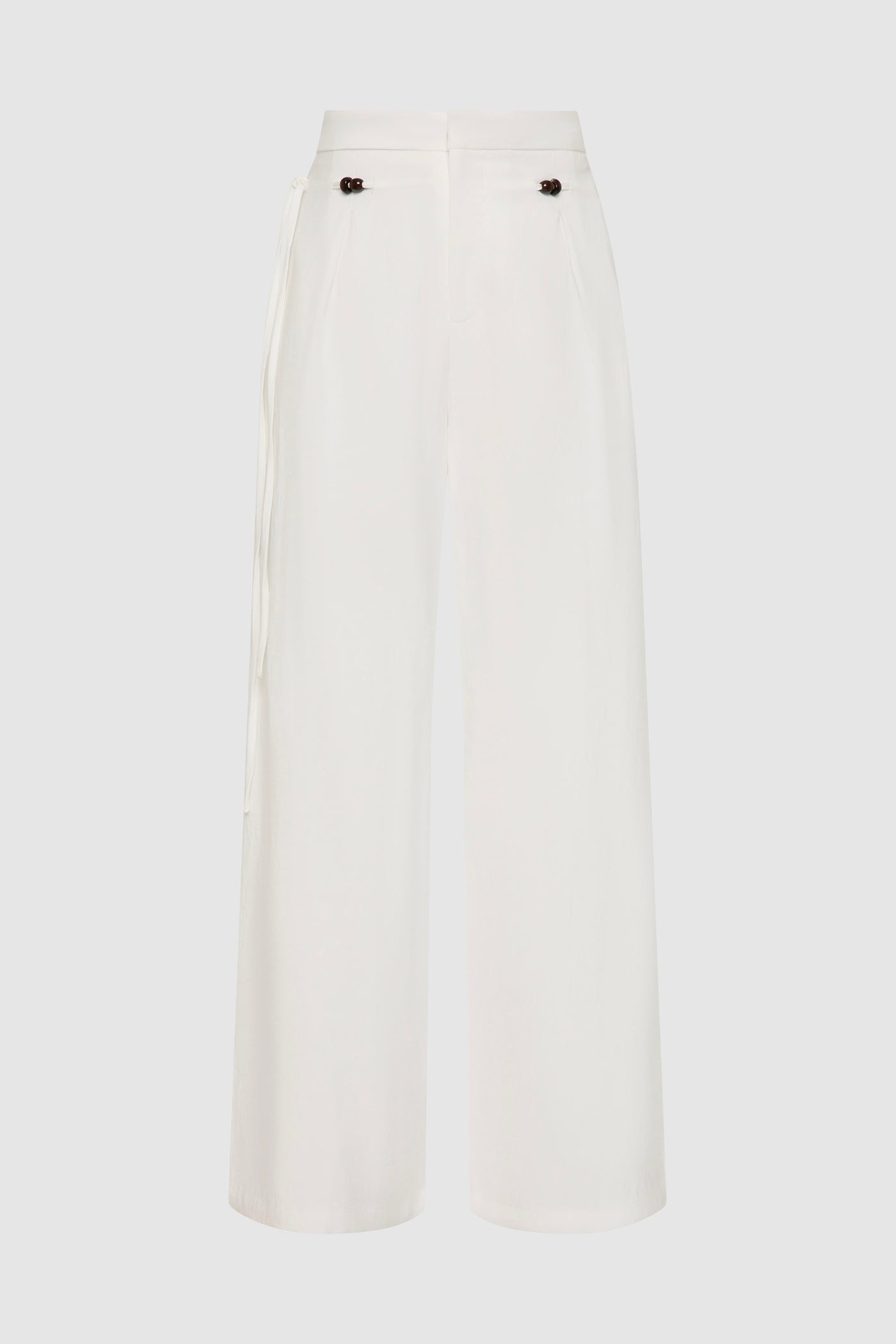 The Cotton Linen Beaded Trouser